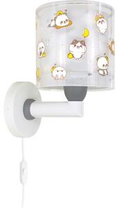 Dalber 41769E - Aplica de perete pentru copii KAWAII FRIENDS 1xE27/15W/230V gri