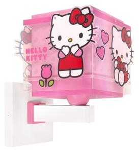 Dalber 73269 - Lampă de perete pentru copii HELLO KITTY 1xE27/15W/230V, roz