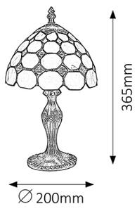 Brilagi - Lampă de masă Tiffany cu vitralii DORAN 1xE14/40W/230V