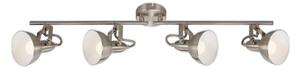 Briloner 2049-042 - Corp de iluminat cu spoturi 4xE14/40W/230V, argintiu