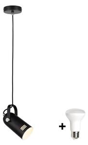 Paulmann 79766 - Pendul LED LAVEA 1xE27/8W pe cablu, 230V, negru