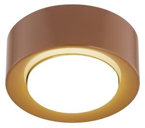 Argon 8916 - Plafonier ELORA, 1x soclu GX53 (7 W, 230 V), diametru 11 cm, culoare teracotă