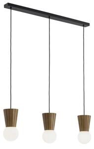 Argon 6358 - Lustră pentru baie VOLANTE, suspendată pe cablu, 3xG9/6W/230V IP44, maro