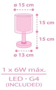 Dalber 41251 - Lampă LED pentru copii HELLO KITTY&FRIENDS 1xG4/4W/230V roz