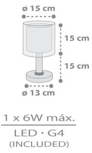 Dalber 41761E - Lampă LED pentru copii KAWAII FRIENDS 1xG4/4W/230V gri
