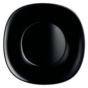 Farfurie plata 27x27cm, negru, Carine Neo
