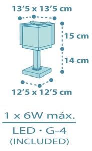 Dalber 63451 - Lampă LED pentru copii BABY DINOS 1xG4/4W/230V multicoloră