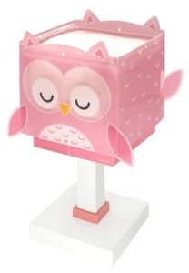 Dalber 64481N - Lampă LED pentru copii LITTLE OWL, 1xG4/4W/230V, roz