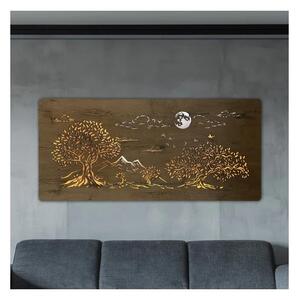 Li-Go 5478/DUB2 - Decorațiune de perete LED reglabilă, 24 W, 230 V, 130 x 60 cm, stejar