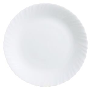 Farfurie plata 23cm, alb, Feston