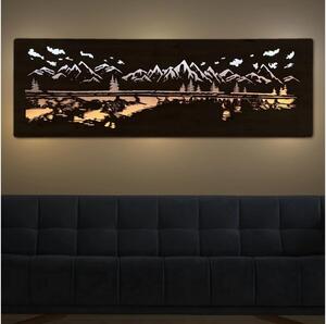 Li-Go 4778/A/4 - Decorațiune LED de perete LED/10W/5V 30000 mAh 120x40 cm stejar