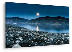 Tablou - Islanda noaptea (90x60 cm)