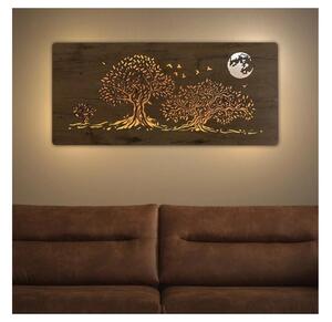 Li-Go 5042/DUB2 - Decorațiune LED de perete, 24 W, 230 V, 110 x 50 cm, stejar/trei stejari