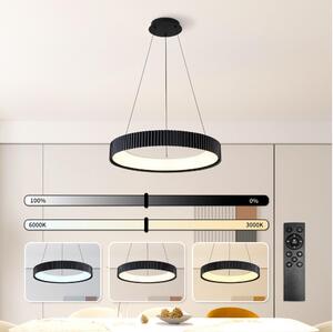 Brilagi FALCON MODERN - lustră LED reglabilă suspendată pe cablu, 54W, 230V, 60 cm, negru, telecomandă inclusă