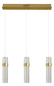 Lustră LED suspendată pe cablu LAGOS, 24W/230V, auriu
