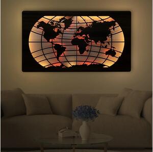 Li-Go 4709/DUB2 - Decorațiune LED de perete RGBW, LED/24W/230V, 125x74 cm, stejar + telecomandă