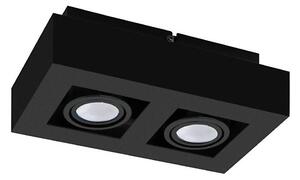 Eglo 31063 - Spot LED MENDOZA, 2 x LED, 4,7 W, 230 V, 3000 K, negru