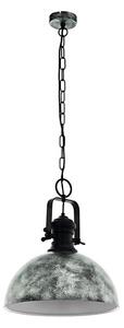 Eglo 79415 - Lustru suspendat pe lanț SADDINGTON 1xE27/60W/230V, gri