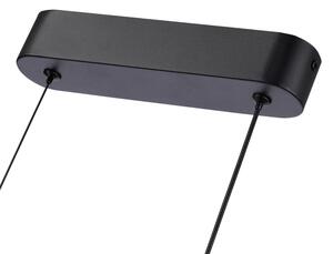 Brilagi-LED Lampă suspendată LED dimabilă pe cablu TWISTER LED/60W/230V 3000-6000K neagră+telecomandă