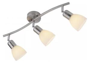 JUST LIGHT. 11953-55 - Spot KARO, 3x E14, 3x40W, 230V, crom mat