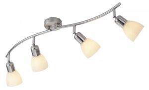 JUST LIGHT. 11954-55 - Plafonieră spot KARO 4xE14/40W/230V crom mat