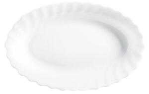Platou oval 22x14cm, alb, Trianon