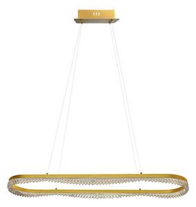 Candelabru LED suspendat pe cablu LED/45W/230V, auriu