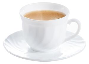 Set servire ceai sau cafea, 8 piese, alb, Trianon
