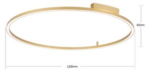 Brilagi - Corp de iluminat LED reglabil PORTOFINO LED/85W/230V, diam. 120 cm, auriu + telecomandă