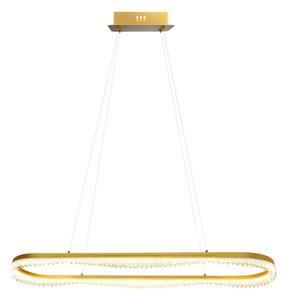 Candelabru LED suspendat pe cablu LED/45W/230V, auriu