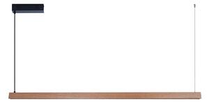 Immax NEO 07304L - Lustră LED reglabilă pe cablu MADEIRA, 33W/230V, Wi-Fi Tuya, 152 cm, stejar