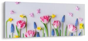 Tablou - Flori de primăvară (120x50 cm)