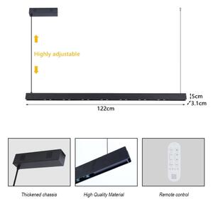 Immax NEO 07300L-LED Lustră dimabilă suspendată pe cablu MADEIRA 26W/230V Wi-Fi Tuya 122 cm nuc