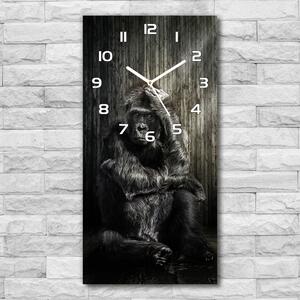 Ceas din sticlă dreptunghiular vertical Gorilă