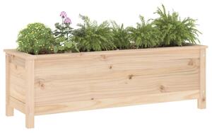 Strat înălțat de grădină, 119,5x40x39 cm, lemn masiv de pin