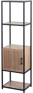 Raft bibliotecă cu dulap KASTO, 43 x 33 x 153 cm