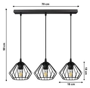 Lustră pe cablu CEED 3xE27/60W/230V