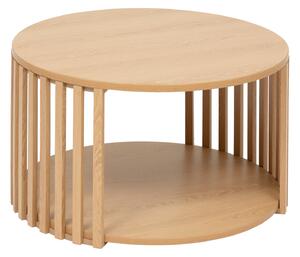 Masa de cafea lamele, rotundă SLAT, 60 cm
