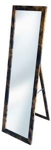 Oglindă de podea HAVLYS, 127 x 37 cm, maro