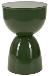 Masa auxiliară YAO, metalică, Ø 31x46 cm, verde