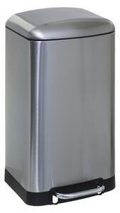 Cos de gunoi din metal, cu pedala, 30L