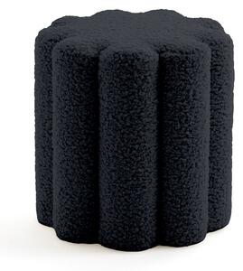 Pouf decorativ Bouclé, 38 x 40 cm, MOKA
