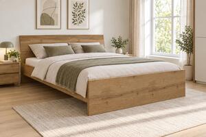 Pat matrimonial 180x200 typ TA-24 Taylor (Stejar wotan) (fără somieră și saltea). Promo -37%. 1041902
