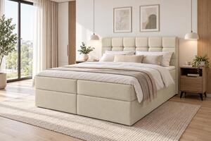 Pat matrimonial Boxspring 160 cm Cinara (manila 02). 1054117