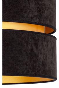 Plafonieră Duolla DUO 1xE27/40W/230V d. 40 cm negru/auriu