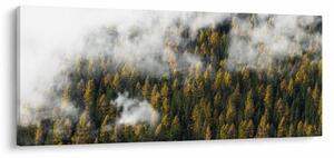 Tablou - Pădure în nori (120x50 cm)