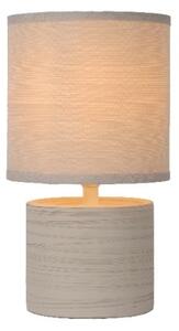 Lucide 47502/81/38 - Lampă de masă GREASBY 1xE14/40W/230V crem