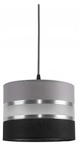 Lustră pe cablu CORAL S 1xE27/60W/230V negru-gri