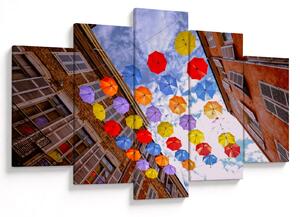 Tablou - Umbrele colorate (150x105 cm)