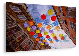 Tablou - Umbrele colorate (90x60 cm)